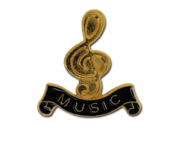 Music - Gold Clef Badge 24