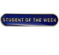 Student of the Week Rounded Bar Badge 17