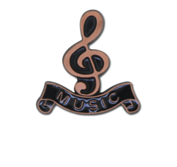 Music - Bronze Clef Badge 24