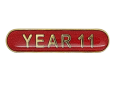 Year 11 Rounded Edge Bar Badge