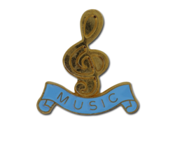 Music - Gold Clef Badge 23