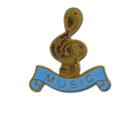 Music - Gold Clef Badge 9
