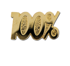 100% Unique Badge