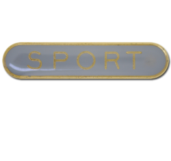 Sport Rounded Edge Bar Badge 26
