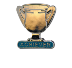Achiever Trophies - Silver Trophy Badge 28