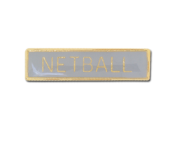 Netball Small Bar Badge 26