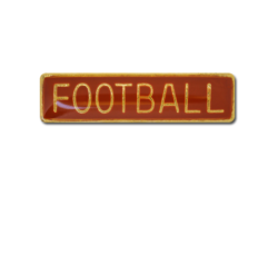 Football Small Bar Badge 27