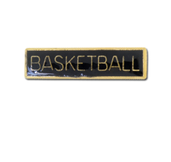 Basketball Small Bar Badge 24