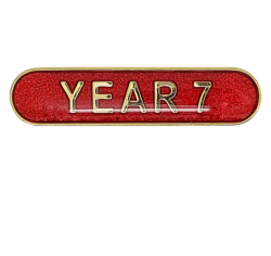 Year 7 Rounded Edge Bar Badge 5