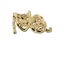 Drama Masks Unique Badge 4