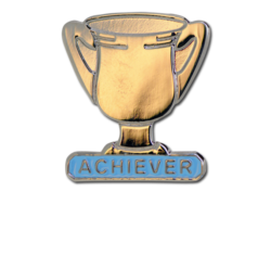 Achiever Trophies - Silver Trophy Badge 23