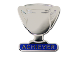 Achiever Trophies - Silver Trophy Badge 17