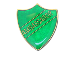 Ambassador Enamelled Shield Badge 18