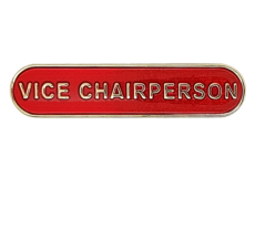 Vice Chairperson Rounded Edge Bar Badge