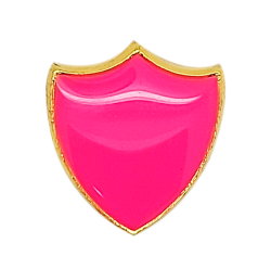 Small Neon Enamelled Shield Badge 6