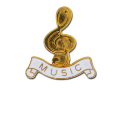 Music - Gold Clef Badge 20