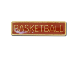 Basketball Small Bar Badge 27