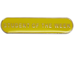 Student of the Week Rounded Bar Badge 16