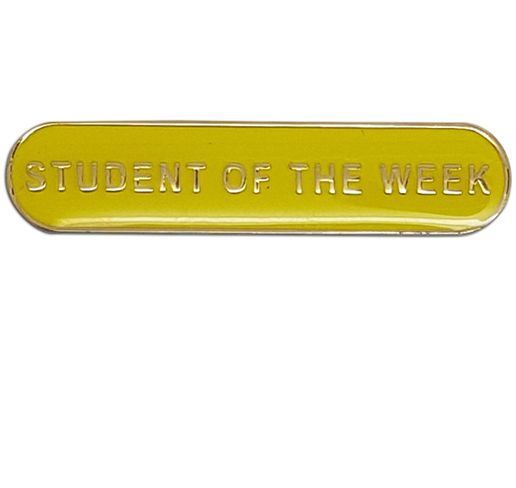 Student of the Week Rounded Bar Badge 2