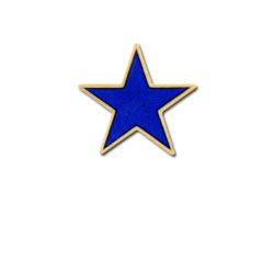 Small Enamelled Star Badge 7