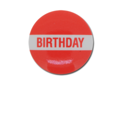 Birthday Plastic Button Badge 5