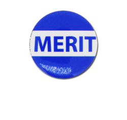 Merit Plastic Button Badge 7