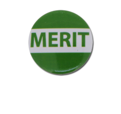 Merit Plastic Button Badge 8