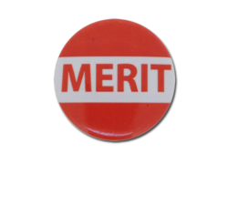 Merit Plastic Button Badge 5