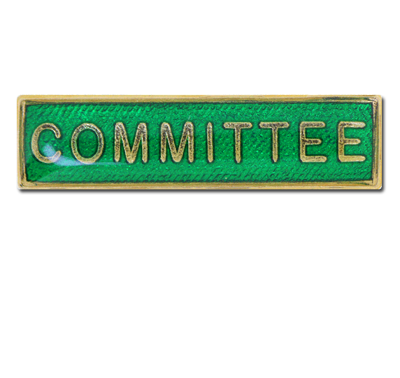 Committee Squared Edge Bar Badge 4