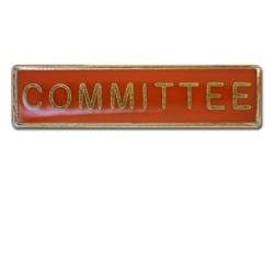 Committee Squared Edge Bar Badge 22