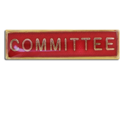 Committee Squared Edge Bar Badge 15
