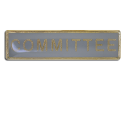 Committee Squared Edge Bar Badge 26