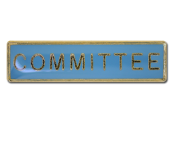 Committee Squared Edge Bar Badge 23