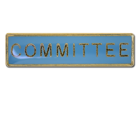 Committee Squared Edge Bar Badge 9