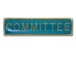 Committee Squared Edge Bar Badge 28