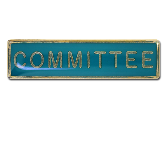Committee Squared Edge Bar Badge 14