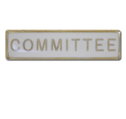 Committee Squared Edge Bar Badge 20