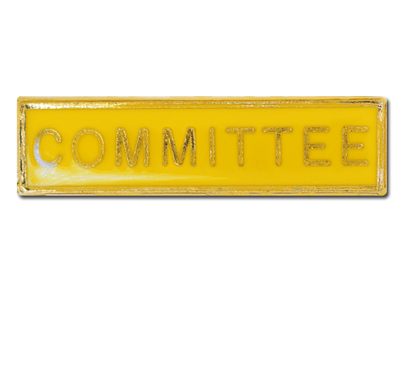 Committee Squared Edge Bar Badge 2