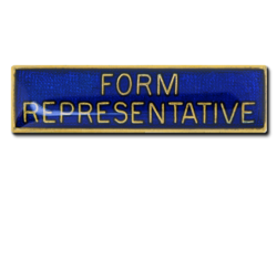 Form Representative Squared Edge Bar Badge 17