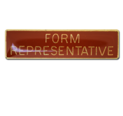 Form Representative Squared Edge Bar Badge 27