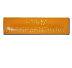 Form Representative Squared Edge Bar Badge 25