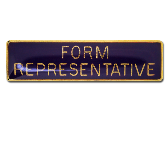 Form Representative Squared Edge Bar Badge 5