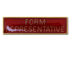 Form Representative Squared Edge Bar Badge
