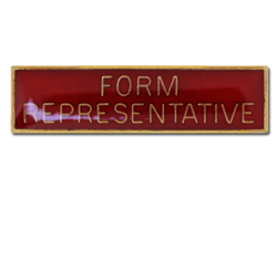 Form Representative Squared Edge Bar Badge 15