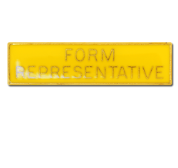 Form Representative Squared Edge Bar Badge 16