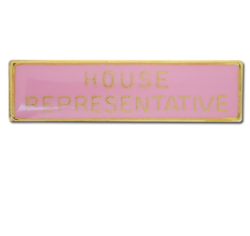 House Representative Squared Edge Bar Badge 21
