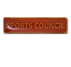 Sports Council Squared Edge Bar Badge 27