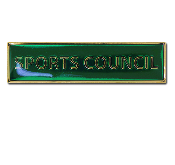 Sports Council Squared Edge Bar Badge 4