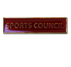 Sports Council Squared Edge Bar Badge