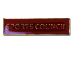 Sports Council Squared Edge Bar Badge 15